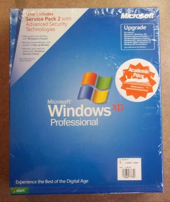 Microsoft Windows XP Professional SP2 English Academic Upgrade - Preowned! - Image 1 of 4