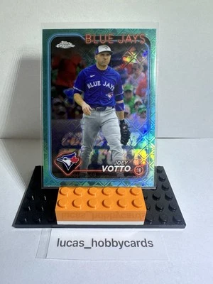 2024 Topps Chrome Logofractor Edition - Joey Votto #171 Aqua Refractor /199 - Image 1 of 2