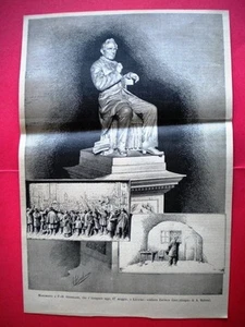 Il 17 maggio del 1885 a Livorno - inaugurazione monumento a F.-D. Guerrazzi - Picture 1 of 1
