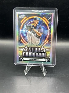 2024 Topps Chrome Cosmic Star Command SC-8 George Kirby Mariners - Picture 1 of 2