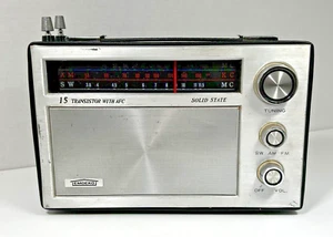Vintage LEMDEKO 15 Transistor With AFC, FM, MW, SW Radio, untested. - Picture 1 of 6