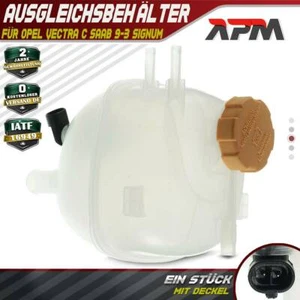 Ausgleichsbehälter Kühlmittel mit Deckel mit Sensor für Opel Vectra C Saab 9-3 - Bild 1 von 8