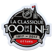 2017 NHL 100th Classic Jersey Patch Ottawa Senators Montreal Canadiens French Ve
