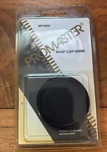 58 mm Promaster Snap On Lens Cap - 58mm NP10058 - Picture 1 of 4