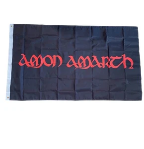 Amon Amarth Flagge 3 x 5 Fuß | Qualität Premium Hausfahne Flagge Zimmerdeko - Bild 1 von 3