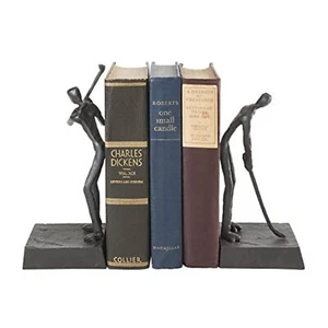 Danya B ZI16003 Golfers Iron Bookend Set – Golf Home Decor and Office D