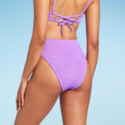 Женские экстра высокой ноги нахальный бикини низ - дикая басня фиолетовый размер XXS 00 - Изображение 1 из 4