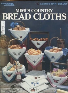 Mimi's Country Bread Cloths Cross Stitch Pattern Booklet Leisure Arts 514 - Picture 1 of 1