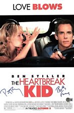 Peter & Bobby Farrelly Signed The Heartbreak Kid 11x17 Movie Poster Beckett COA