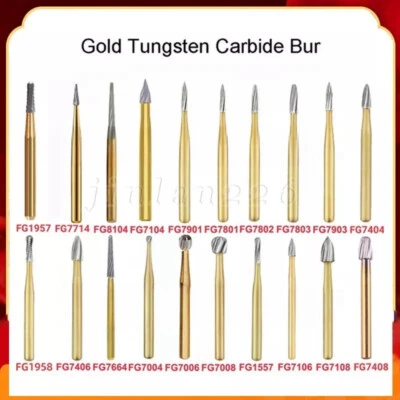 Fresas dentales de recorte y acabado de carburo FG7404/7406/7408/7901/7902/1957 Foto 1 de 4