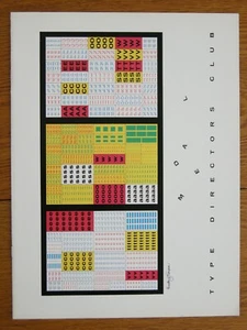 1986 Bradbury Thompson Type Directors Club Medal Award Program Westvaco 12pg - Imagen 1 de 8