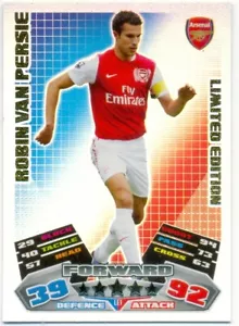 2011/2012 Topps Match Attax Limited Edition Card Robin Van Persie Arsenal - Picture 1 of 1