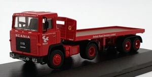 Oxford Diecast 1/76 Scale 76SC110002 - Scania 110 Flatbed Trailer - BRS - Picture 1 of 5