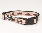 Red Truck Dog Collar- Extra Strong Stylish Custom Dog Collar