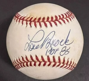 Lou Brock Signed Official NL Baseball Cardinals HOF 85 Autograph PSA Dna COA - Picture 1 of 11