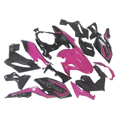 Kit de carenado rosa negro para carrocería de inyección de plástico Kawasaki Z400 2018-2020 Foto 1 de 4