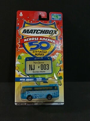 Matchbox Cross America 2001 50 cumpleaños Nueva Jersey Ikarus Coach Foto 1 de 2