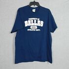 Property Of Dallas Athletic Dept Women Shirt Large Blue White