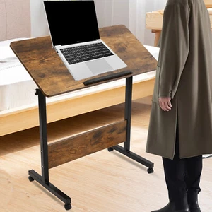 Stehpult Tragbar Laptoptisch Rollbar Computerständer Höhenverstellbar - Bild 1 von 21
