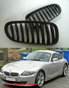 MIT Front Kidney Hood Grille Matte Black For '2003-'2008 BMW Z4 COUPE CABRIOLET - Imagen 1 de 2