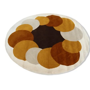 Tappeto Ovale space age anni 70 made in italy in mid-century home decor - Bild 1 von 3