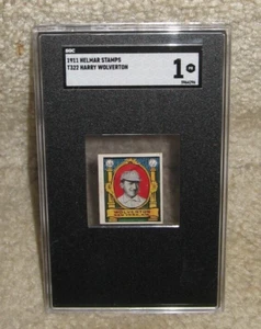 1911 T332 Helmar Stamps - Wolverton - SGC 1 - NY. AM. - Picture 1 of 2