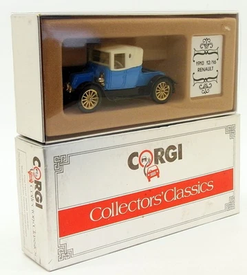 Corgi 1/43 Scale Model Car C862 - 1910 12/16 Renault - Blue - Image 1 of 3