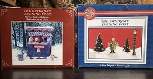 Lot of 2 Saturday Evening Post Norman Rockwell - Newsstand & Man with 2 Geese - Picture 1 of 10