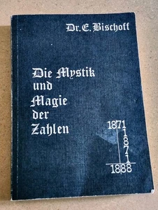 1982 Dr. Erich Bischoff Die Mystik Und Magic Der Zahlen Magic of Numbers Scarce - Imagen 1 de 7
