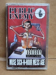 Public Enemy – Muse Sick-N-Hour Mess Age RARE Cassette *New Sealed* Hip Hop 1994 - Picture 1 of 7