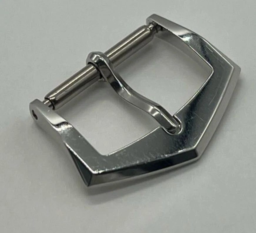 Hebilla de espiga de bloqueo de cola Patek Philippe Calatrava de platino genuino PT950 16 mm 4,72 g Foto 1 de 4