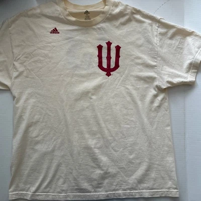 Camiseta/camisa masculina vintage Indiana University Hoosiers 2XL equipe 2 lados - Imagem 1 de 4