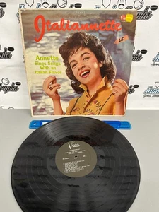 ITALIANETTE ANNETTE VINYL RECORD ALBUM SINGS SONGS WITH AN ITALIAN FLAVOR - Picture 1 of 6