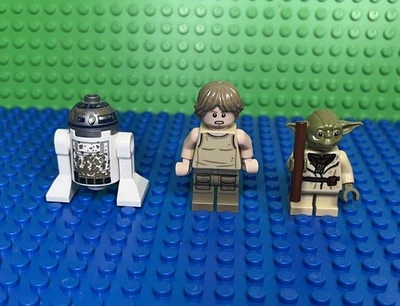 LEGO STAR WARS DAGOBAH LUKE SKYWALKER-YODA-MUDDY R2-D2-75208-COMPLETO Foto 1 de 4