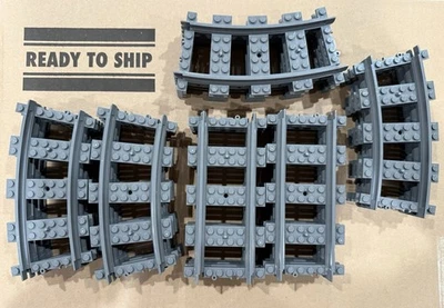 LEGO Train Tracks Paquete 8x Recto 16x Curvo para Tren de Vacaciones ENVÍO RÁPIDO 🚚 Foto 1 de 4