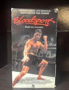 Bloodsport (VHS, 1988) Jean Claude Van Damme Cult Martial Arts Cannon Film - Picture 1 of 8