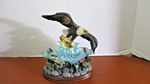 BRADFORD EXCHANGE ~ THE Eagle Strike ROARING RAPTOR A1876 SKULPTUR FIGUR - Bild 1 von 4