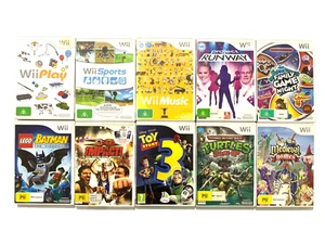 Nintendo Wii Game Bundle PAL 10 Games Bulk Reseller Lot Action Adventure Sports - Picture 1 of 6