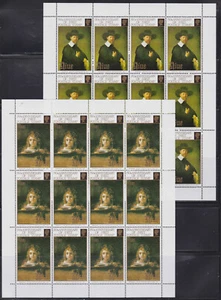 Set fogli Niue come nuovi 150° anniversario di francobolli 1990 MNH Dipinti Rembrandt - Foto 1 di 2