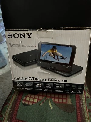 Sony DVP-FX820 Portable Swivel DVD Player (8") Working with Case - Image 1 of 4