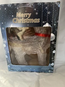 Christmas Acrylic LED Decoration Light Up Festive Indoor Outdoor Ornaments Xmas - Picture 1 of 3