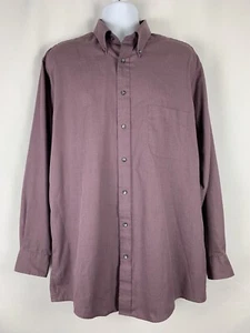 Enro Mens Casual Button Up Shirt Long Sleeve Chest Pocket Size Tall 16.5 35-36 - Picture 1 of 9