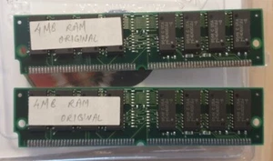 Micron MT8D132M-6X 8MB (2 x 4MB) 72-Pin 60n/s EDO SIMM Non-Parity Memory Modules - Picture 1 of 5