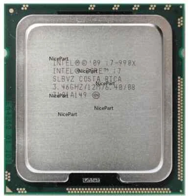 compatibility Intel Core i7-975 Extreme Edition CPU Quad-Core 3.33GHz LGA1366 - Image 1 of 2