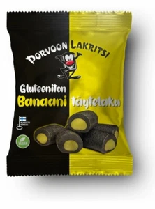 10 x 150g Porvoon Lakritsi Glutenfree licorice with banana flavored filling - Picture 1 of 1