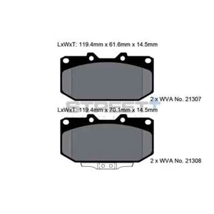 Pagid Street+ Performance Front Brake Pads Set for Toyota Yaris GR - Picture 1 of 3