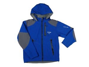 Peak Performance Gore Windstopper Jacket Men Size L Blue Windbreaker Hooded