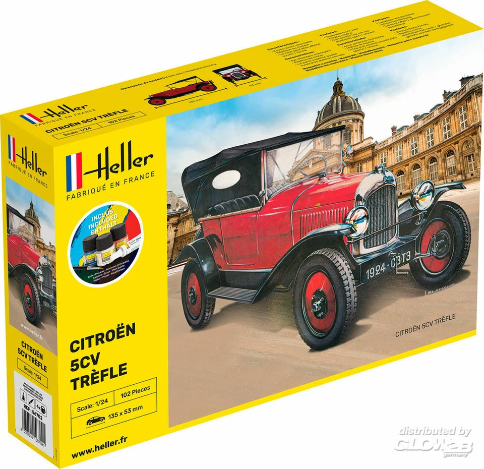 Heller: STARTER KIT Citroen Trefle in 1:24 [1000567020] - Immagine 1 di 1
