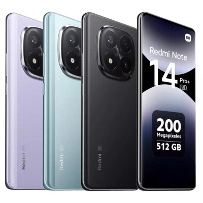 Xiaomi Redmi Note 14 Pro+ Plus 5G Smartphone 12+512G 6.67" 200MP NFC Global 120W - Immagine 1 di 4