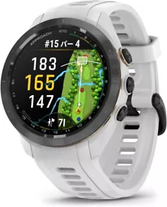 GARMIN Approach S70 42mm AMOLED display golf watch GPS map virtual caddy White - Picture 1 of 9